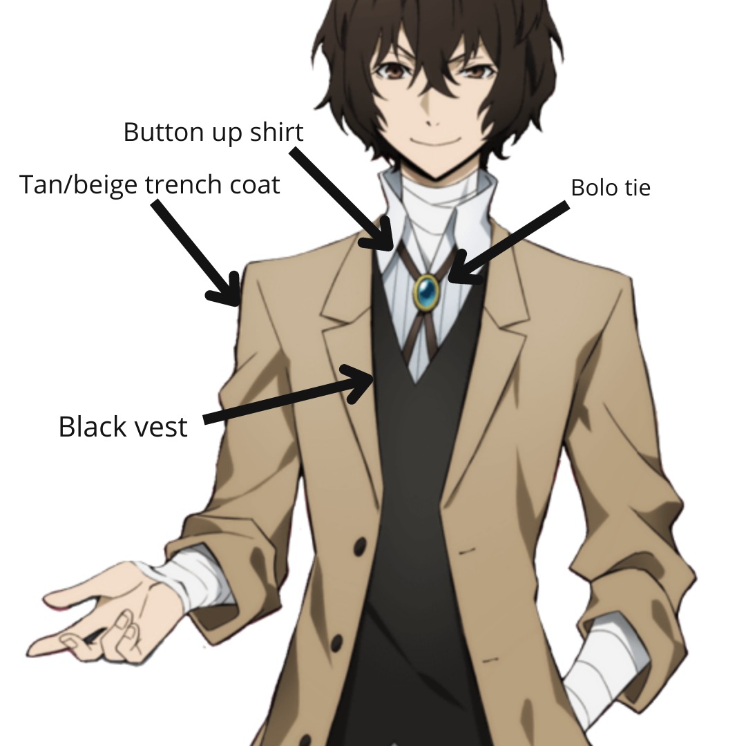 Osamu Dazai Cosplay Guide Bungo Stray Dogs Cosplay