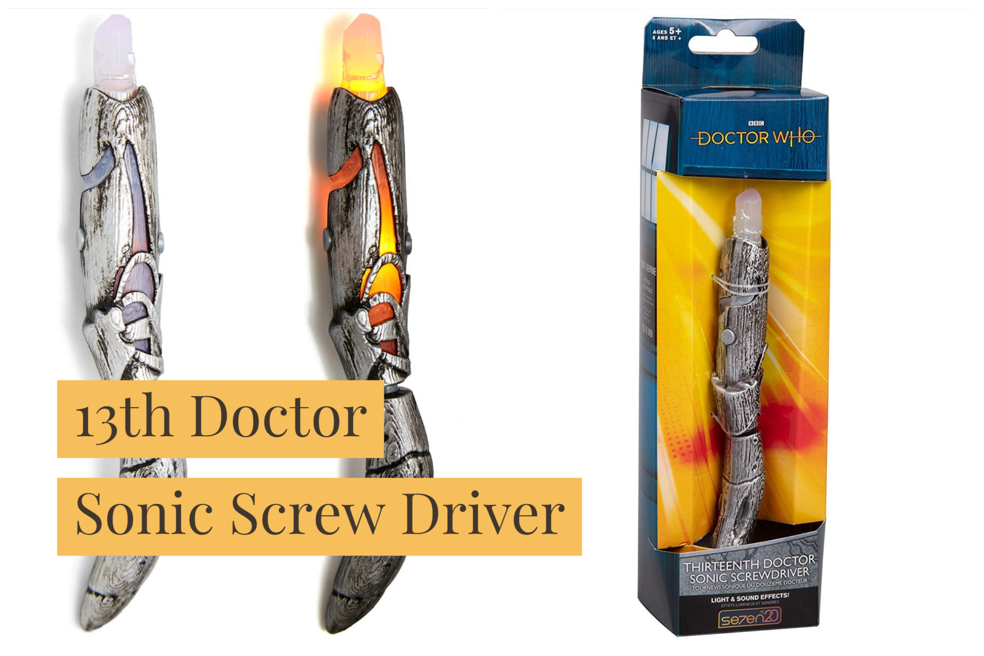 tournevis sonique du Doctor Who  Sonic screwdriver, Doctor who  merchandise, Doctor who