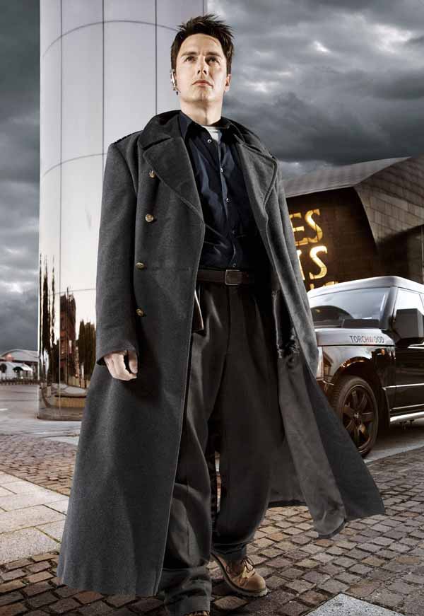 Doctor Who Torchwood Captain Jack Harkness Dark Blue Coat Cosplay Costume Y.155 