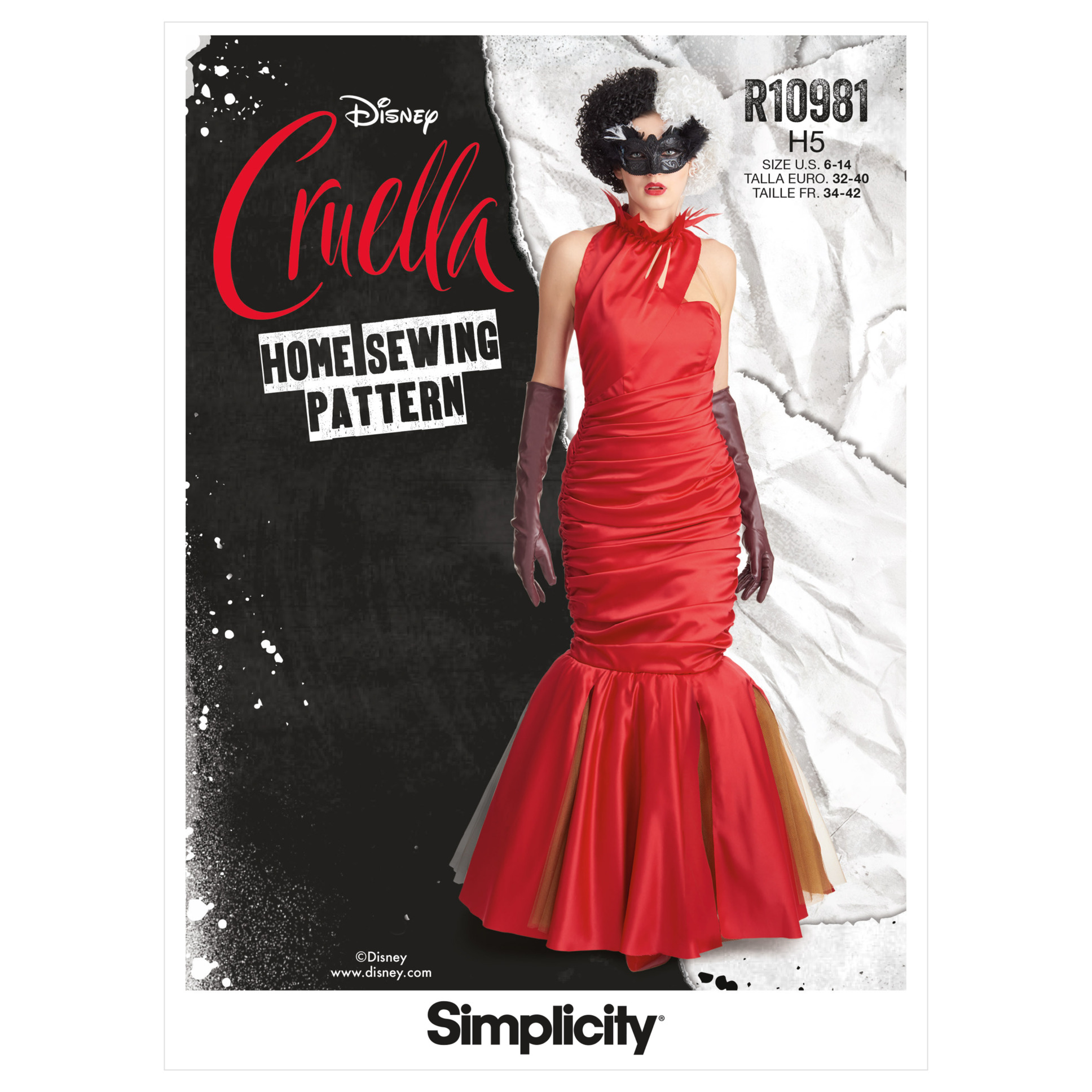Cruella De Vil Red Dress Emma Stone Cosplay Costumes 2021 CosDaddy