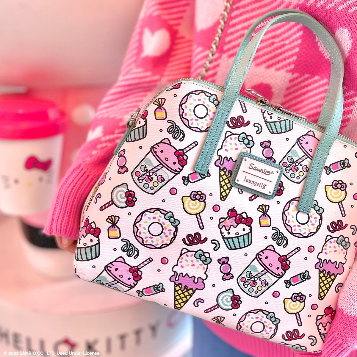 Loungefly, Bags, Hello Kitty Bag Pink