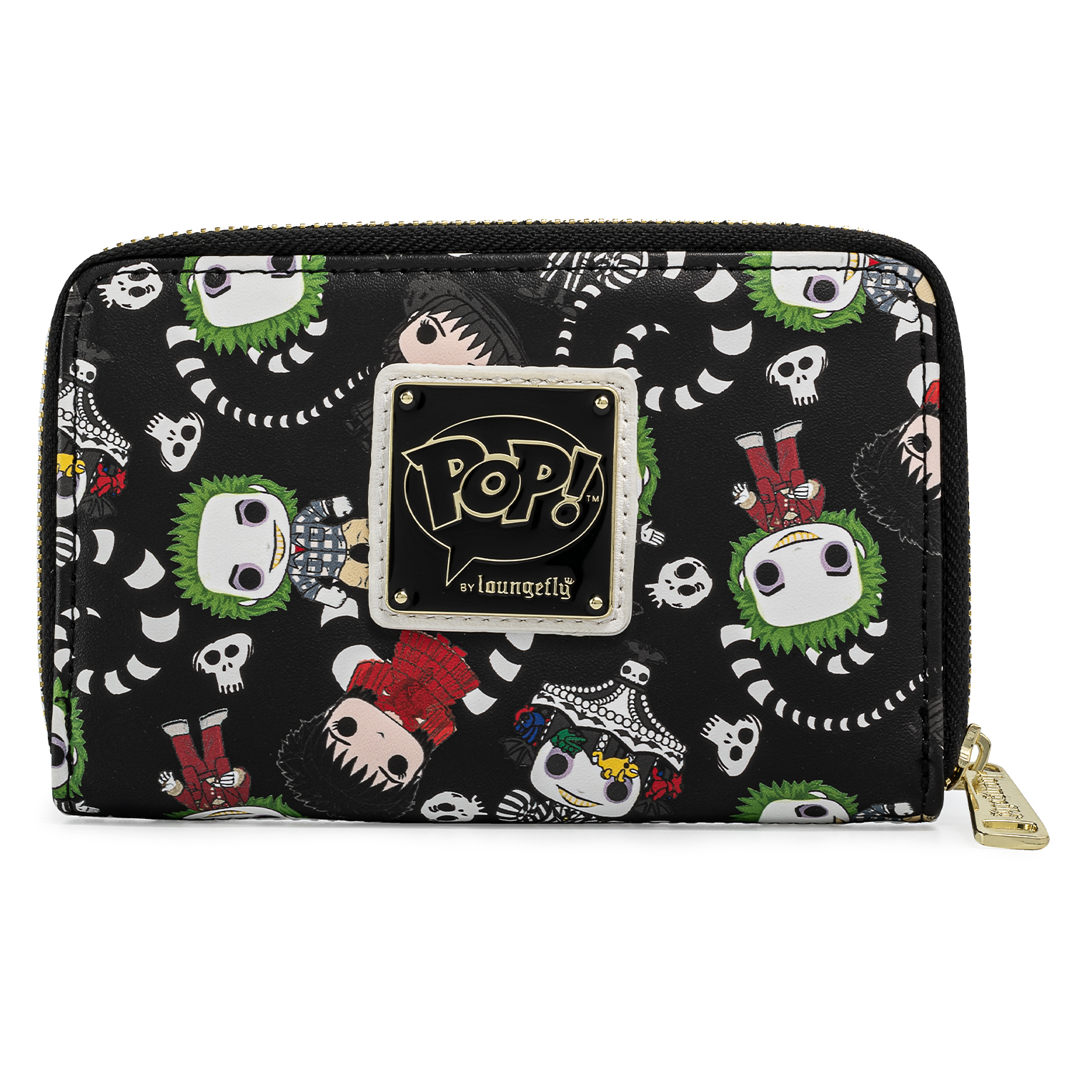 Loungefly Beetlejuice Checkered Portrait Coin Purse - BoxLunch Exclusive