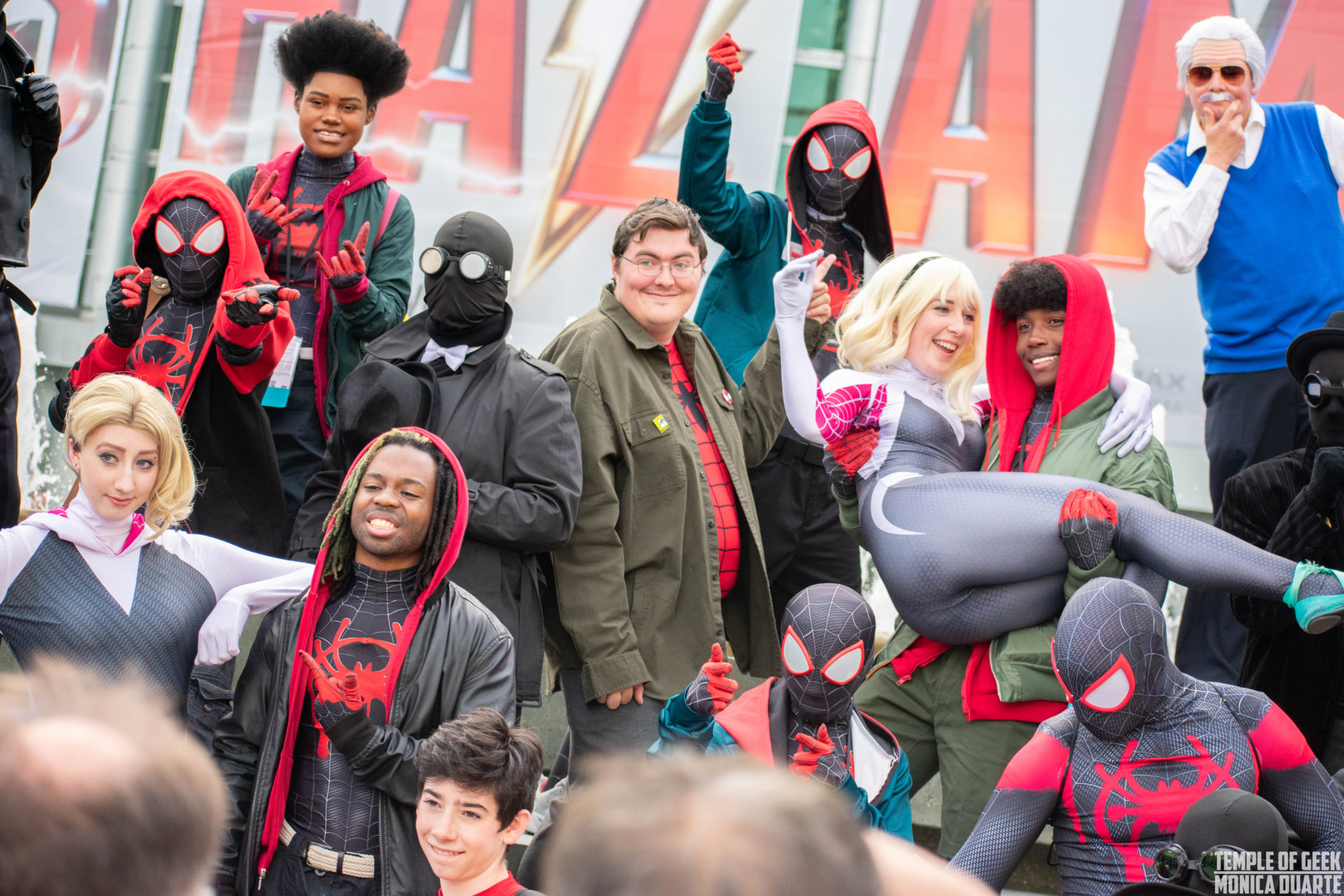 Spiderverse Cosplay Meet Up at WonderCon 2019