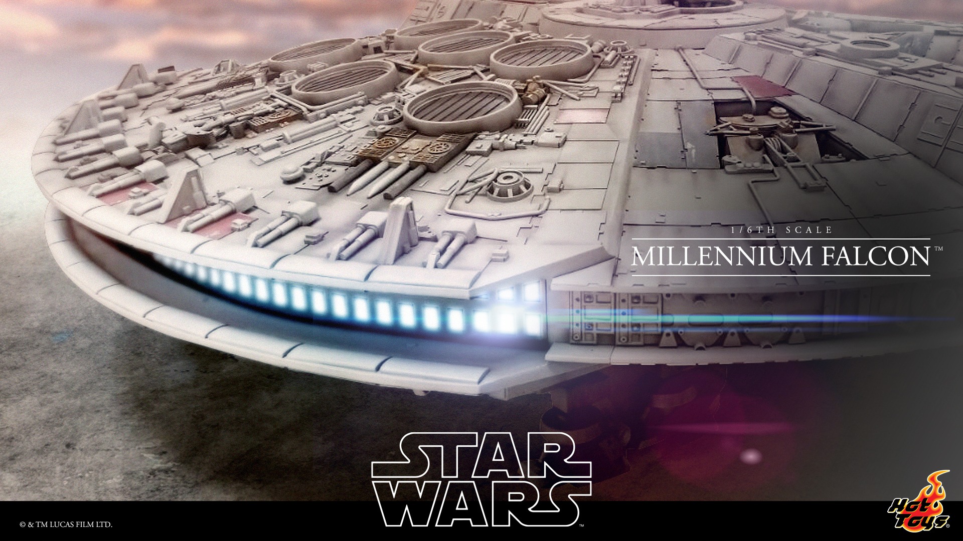 How about an 18-Foot Sixth Scale Star Wars Millennium Falcon For Your Collection?