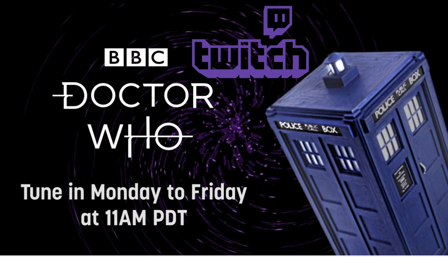 Twitch Launches Seven-Week Classic Doctor Who Special Viewing Event