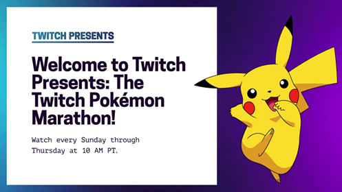 Pokémon Marathon Now Streaming On Twitch Presents