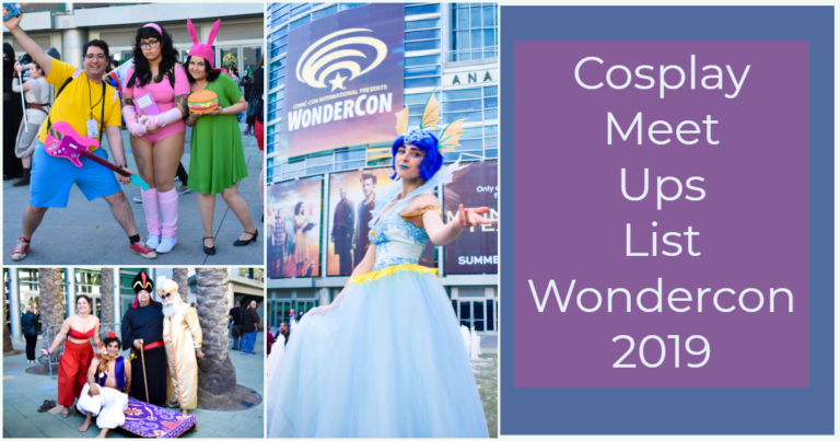 Cosplay Meet Ups at WonderCon 2019!