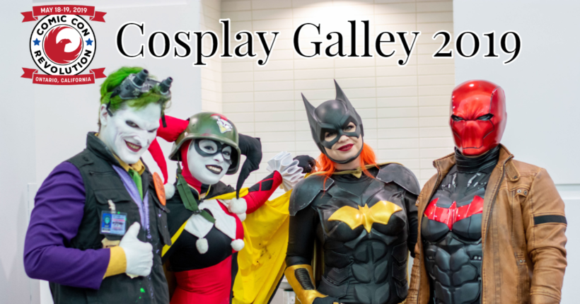 Cosplayers at Comic Con Revolution 2019