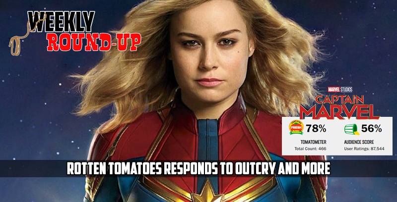 Rotten Tomatoes Responds to Outcry And More – Weekly Round-up