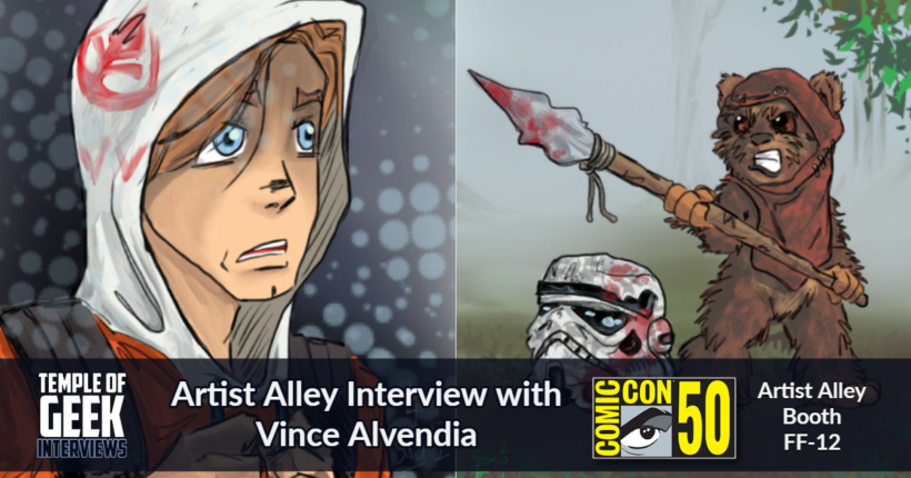 Artist Alley Interview with Vince Alvendia – San Diego Comic Con 201