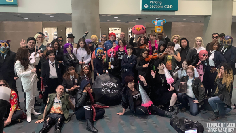 L.A. Comic Con Umbrella Academy Cosplay Meetup