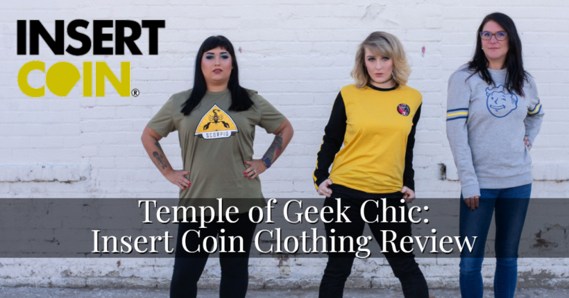 Temple of Geek Chic: Insert Coin supplies gamers with comfy, clever tees