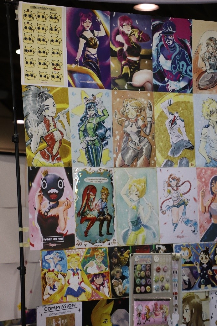 Art Exhibit at Anime Impulse