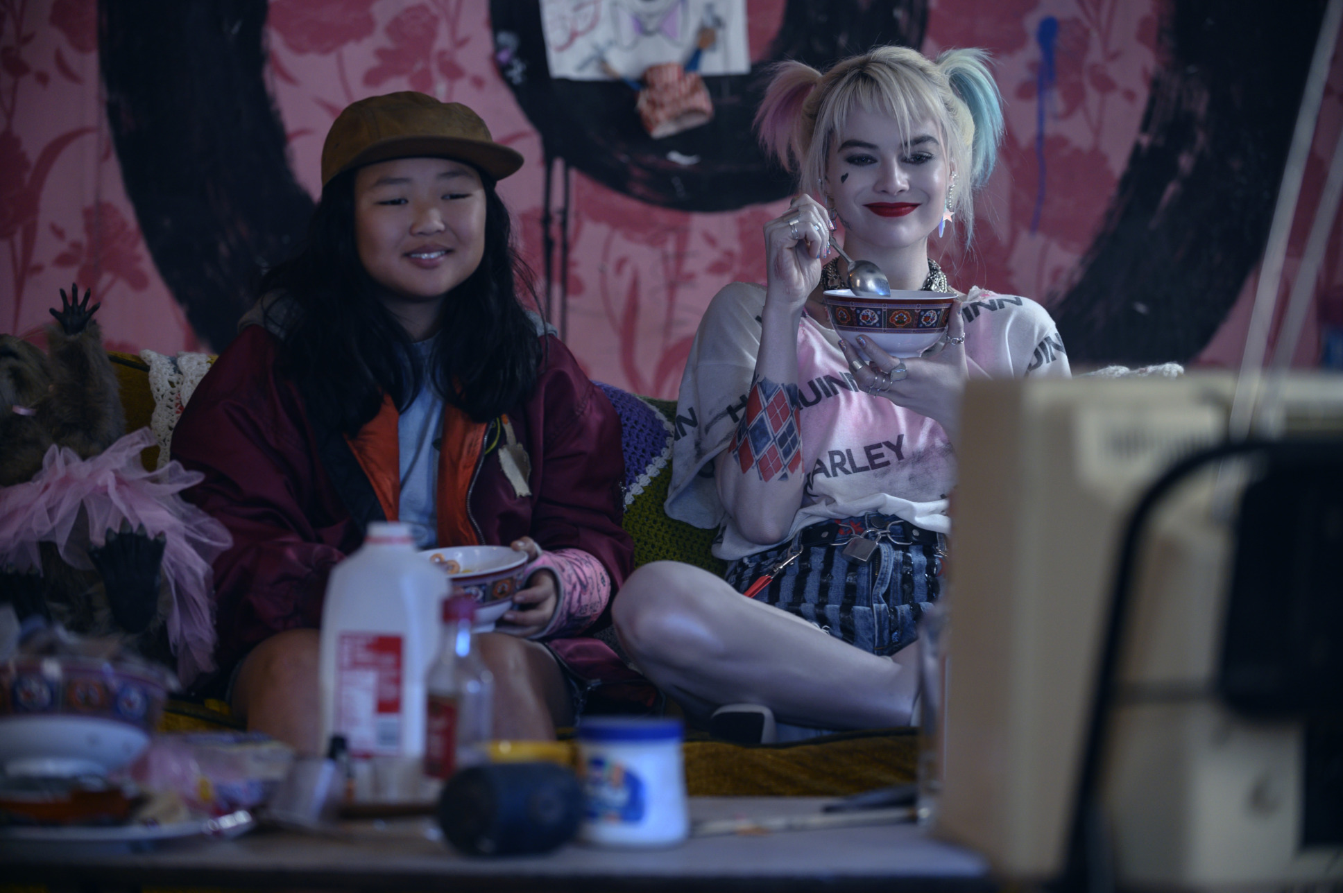 MARGOT ROBBIE as Harley Quinn and ELLA JAY BASCO as Cassandra Cain in Warner Bros. Pictures’ “BIRDS OF PREY (AND THE FANTABULOUS EMANCIPATION OF ONE HARLEY QUINN),” a Warner Bros. Pictures release