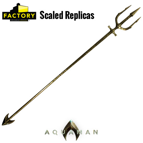 Aquaman: Movie - Ocean Silver Hero Trident Limited Edition Prop Replica Convention Exclusive