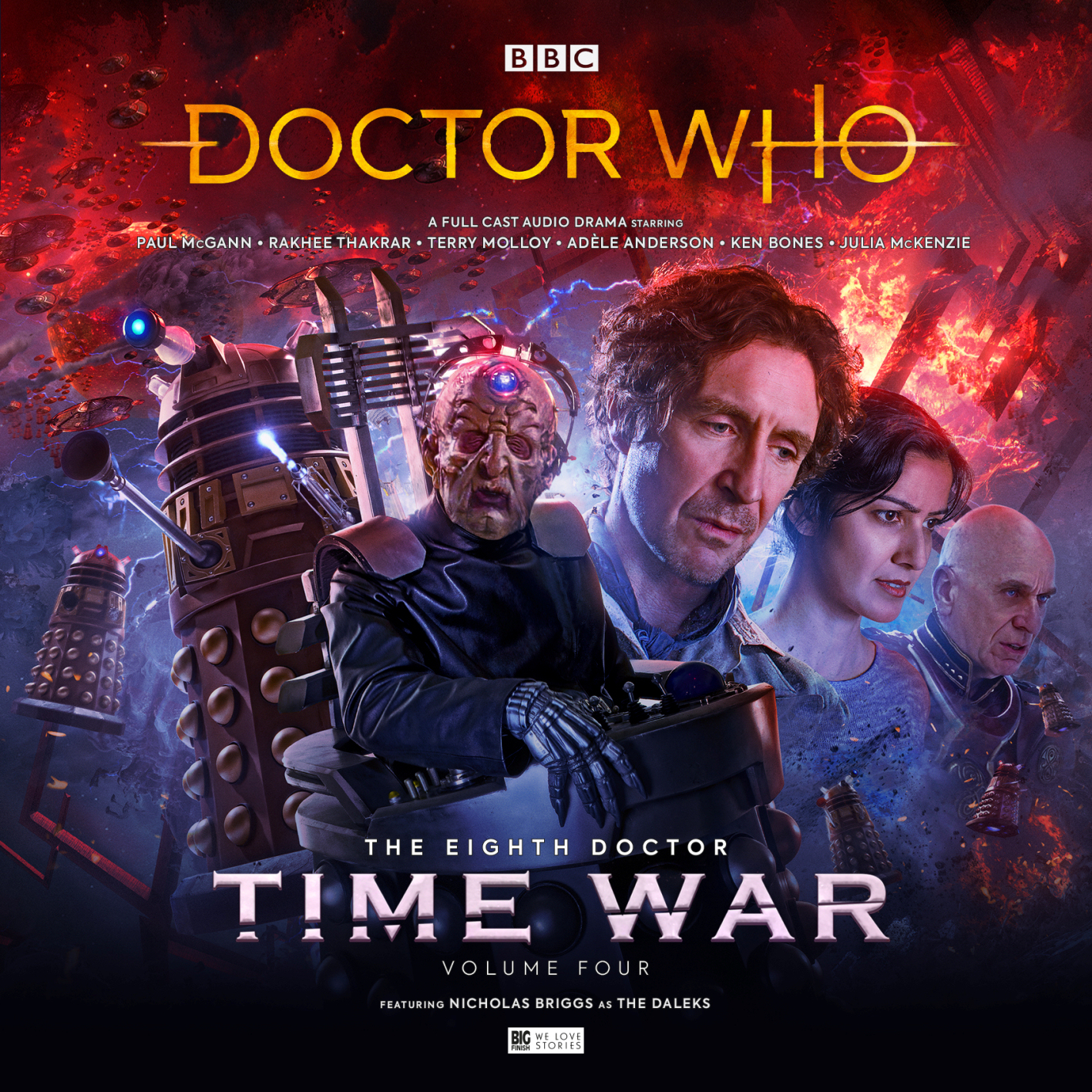 Time War, Daleks and Davros cover art