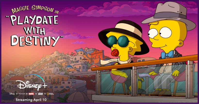 “Maggie Simpson in ‘Playdate with Destiny’” Streams on Disney+