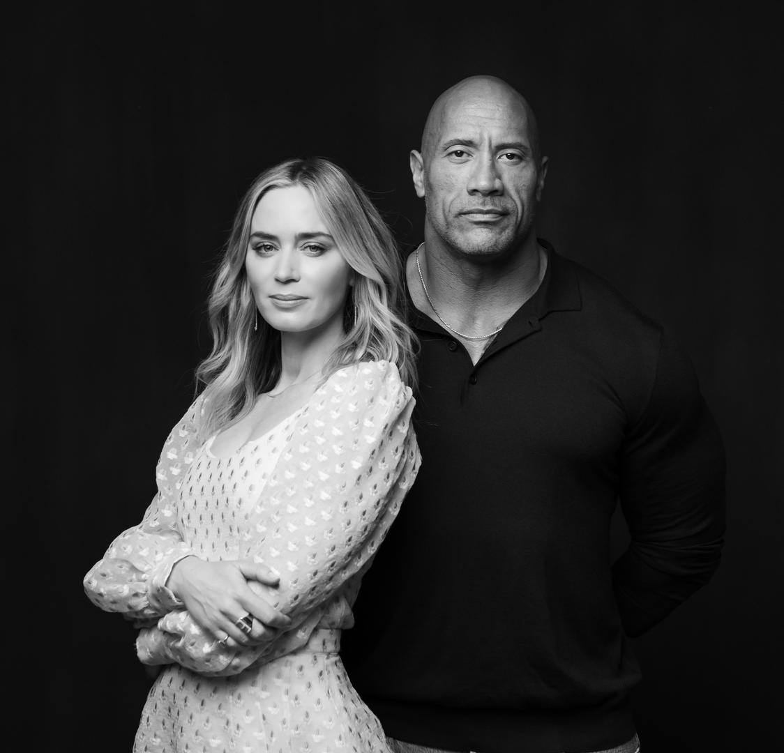 Dwayne Johnson & Emily Blunt-