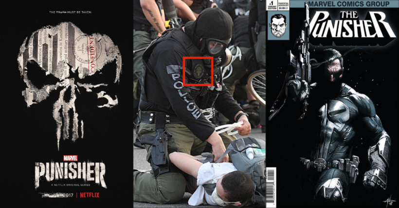 Police Touting Marvel’s Punisher Symbol Are Misinformed