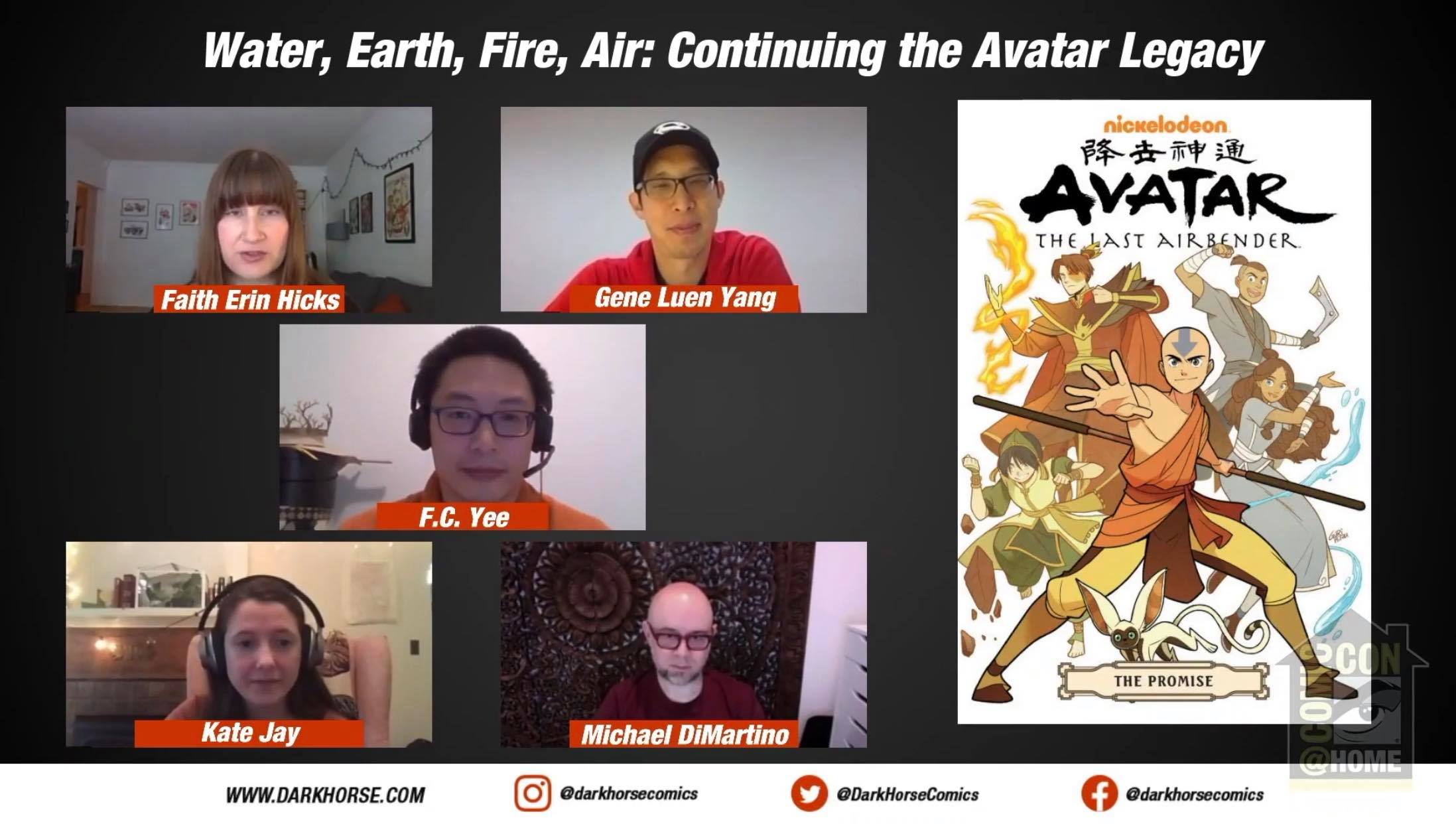 Avatar panelists discuss the graphic novels and comics