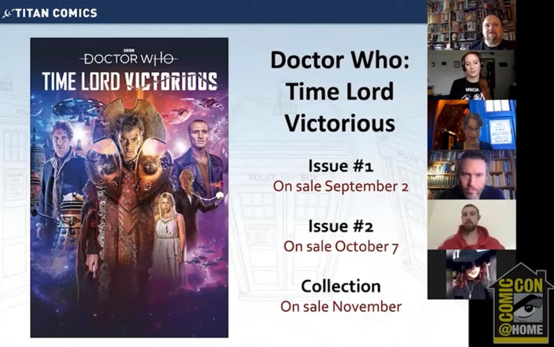 Time Lord Victorious comic book release dates