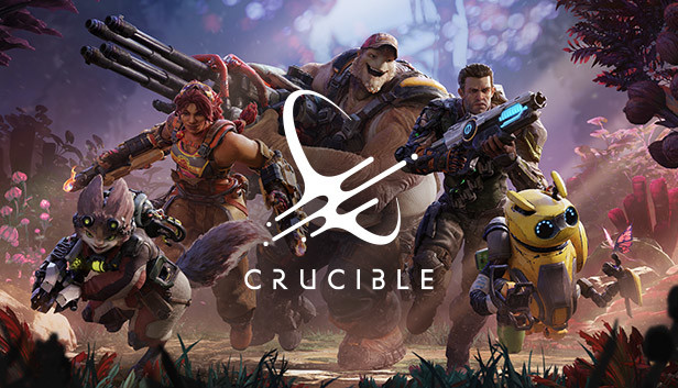 Promotional Image with logo for the game Crucible