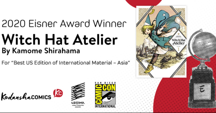 “Witch Hat Atelier” Wins Prestigious Will Eisner Comic Industry Awards