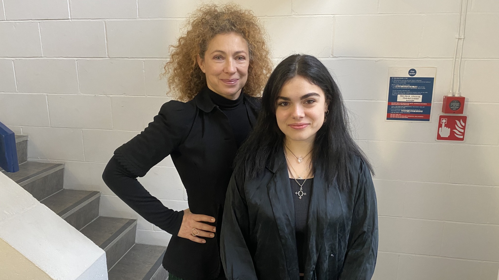 Alex Kingston with daughter Salome Haertel