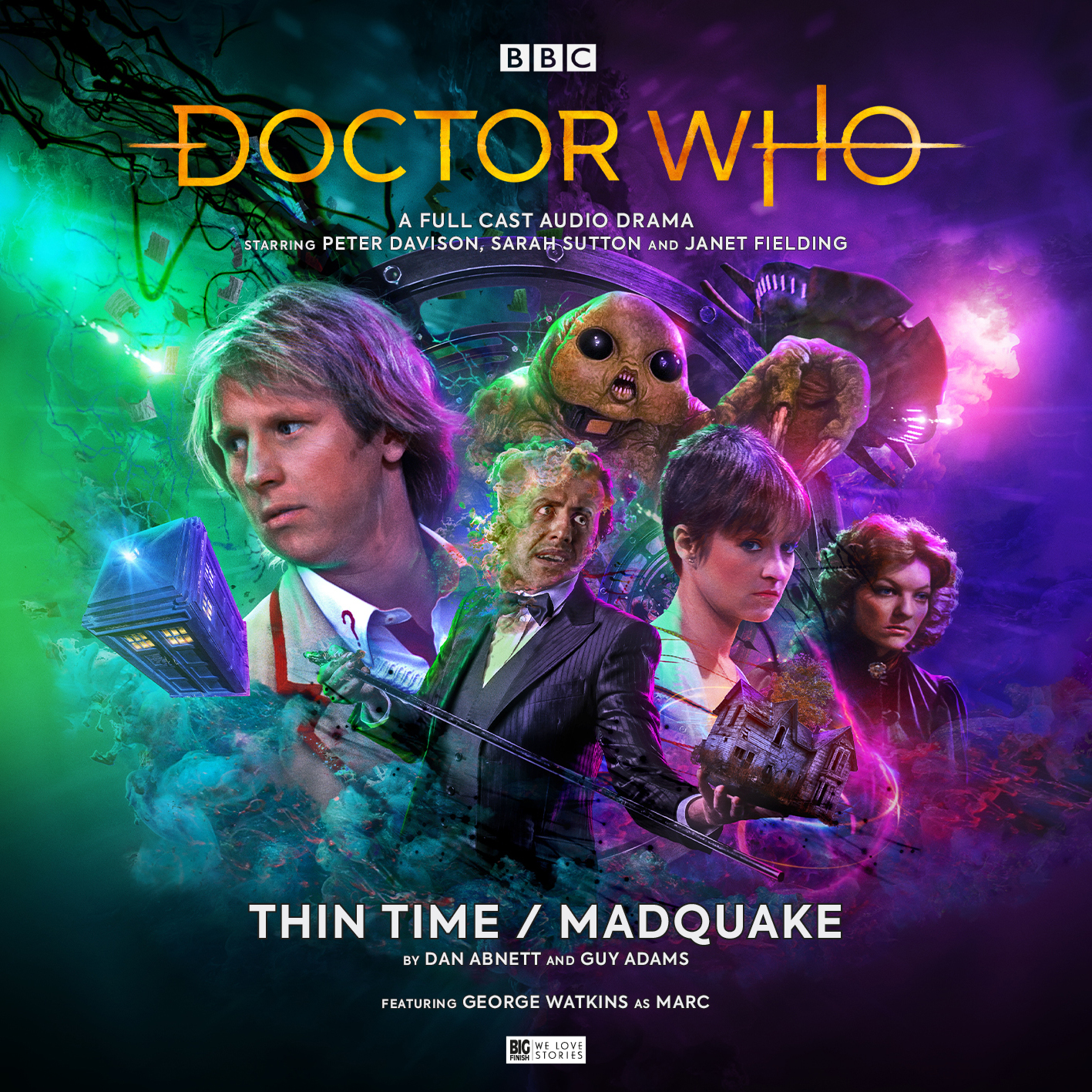 Doctor Who: Thin Time / Madquake cover art from Big Finish