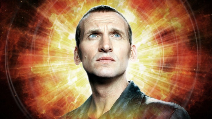 Christopher Eccleston as the ninth doctor