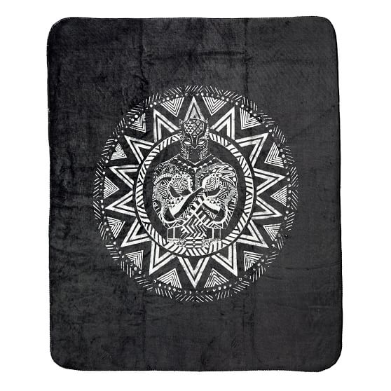 Black Panther Sherpa Throw Blanket