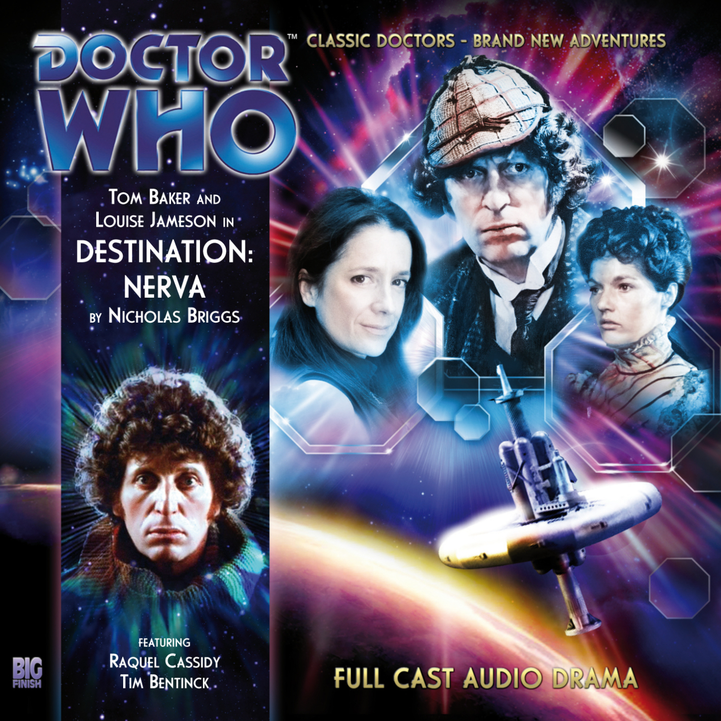 Tom Baker first audio Destination Nerva cover art