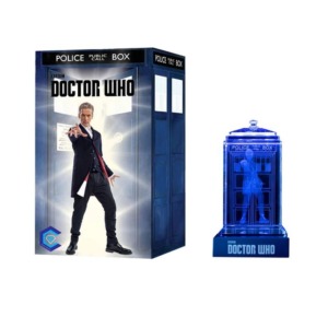 Twelfth Doctor Gift Ideas - TARDIS and Doctor made from Crystal