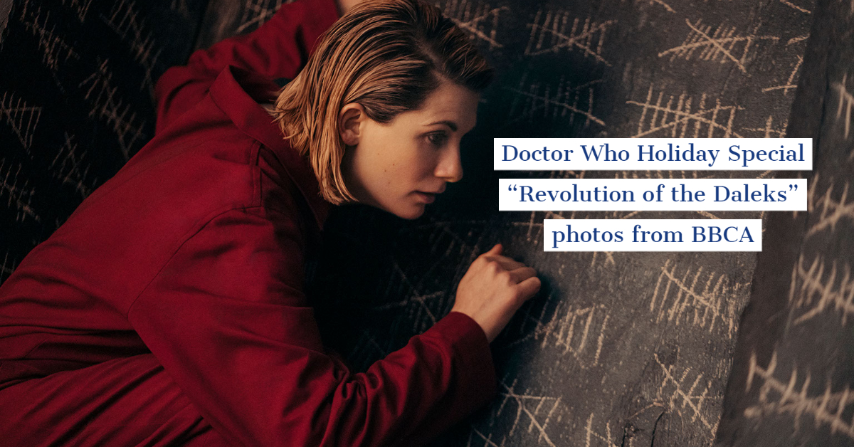 Doctor Who Holiday Special “Revolution of the Daleks” photos from BBCA