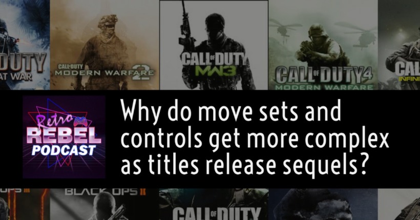 Why gaming controls get more complex as titles release sequels?