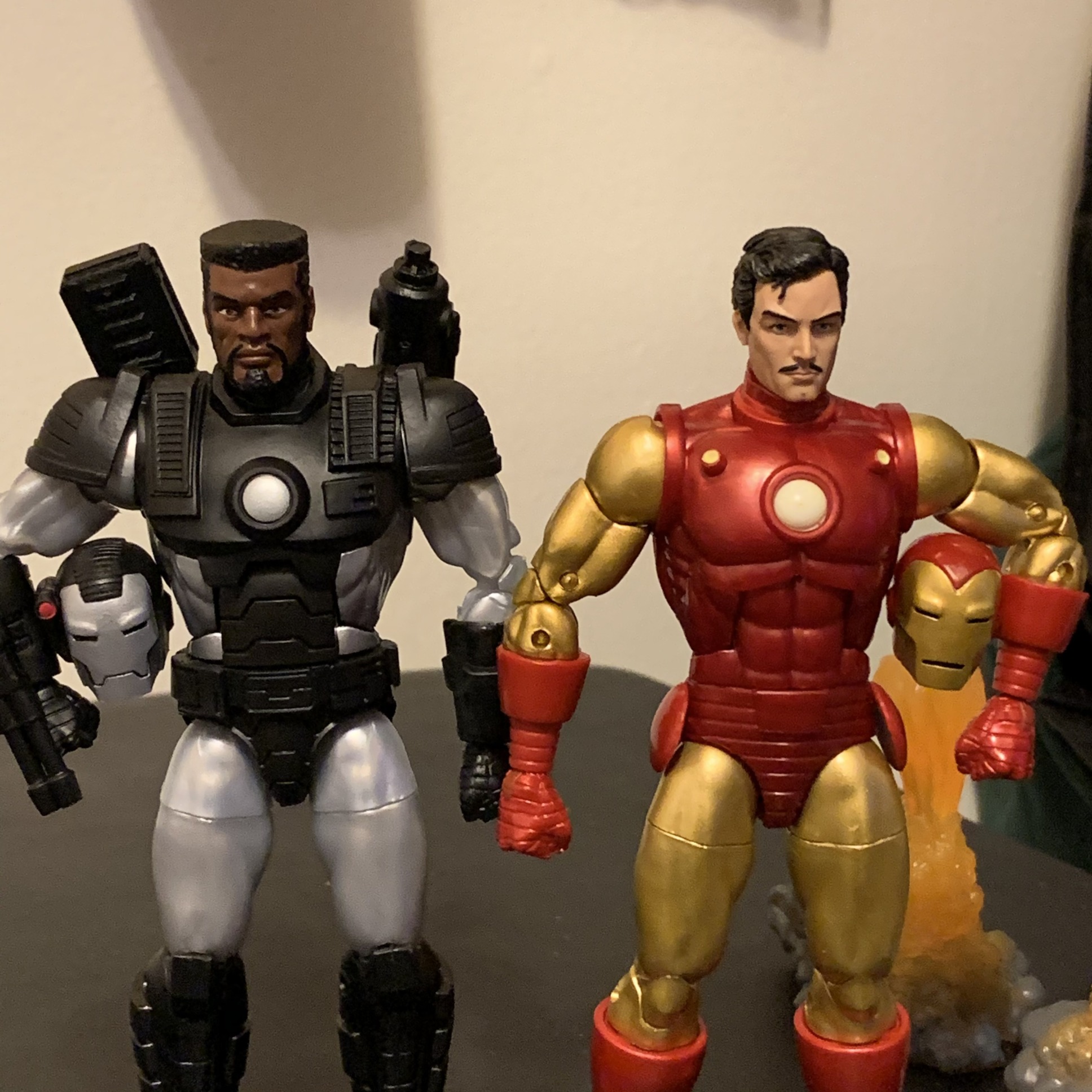 Hasbro's Marvel Legends War Machine Action Figure and Iron Man Action Figure