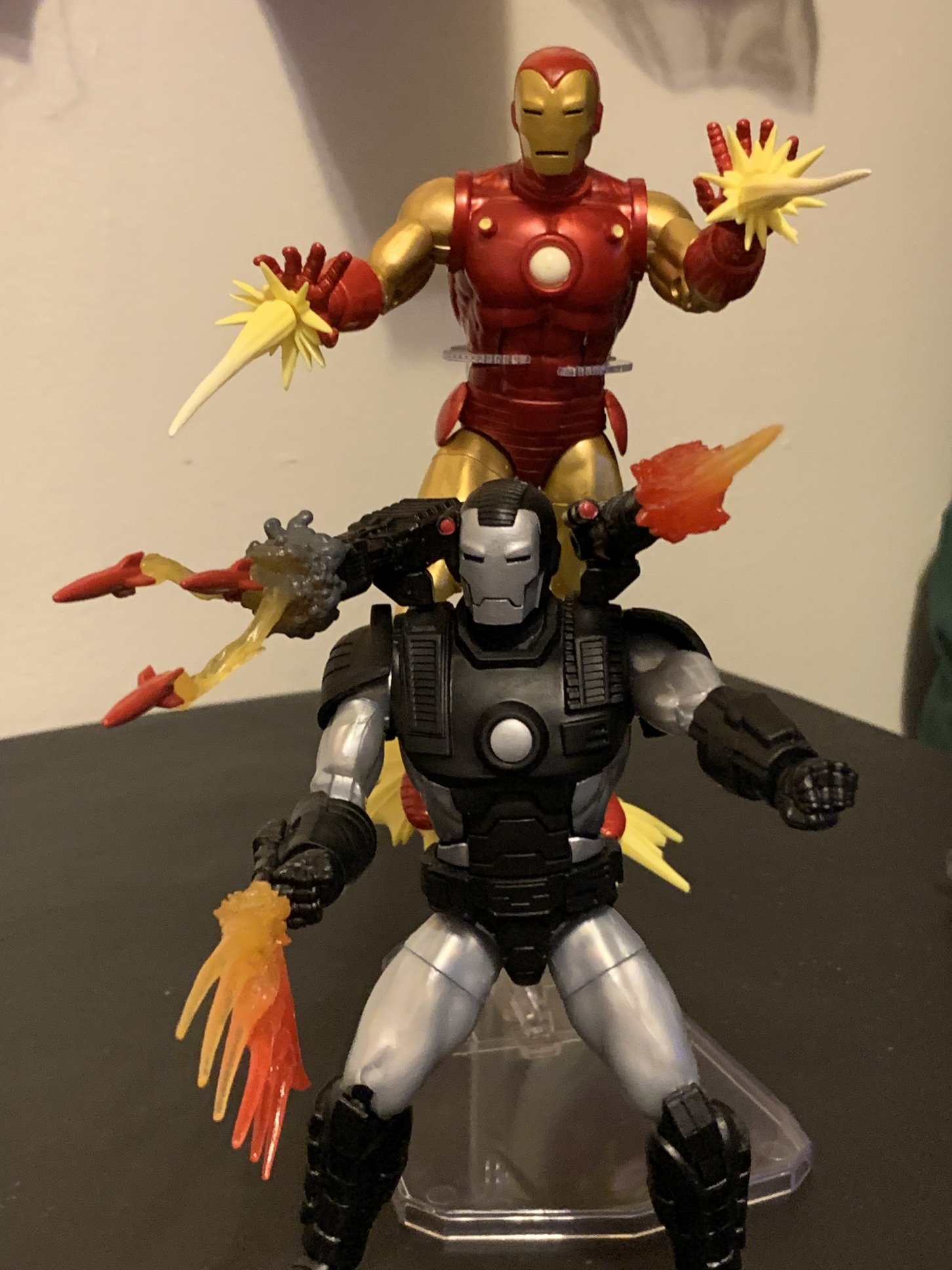 Hasbro's Marvel Legends War Machine Action Figure and Iron Man Action Figure