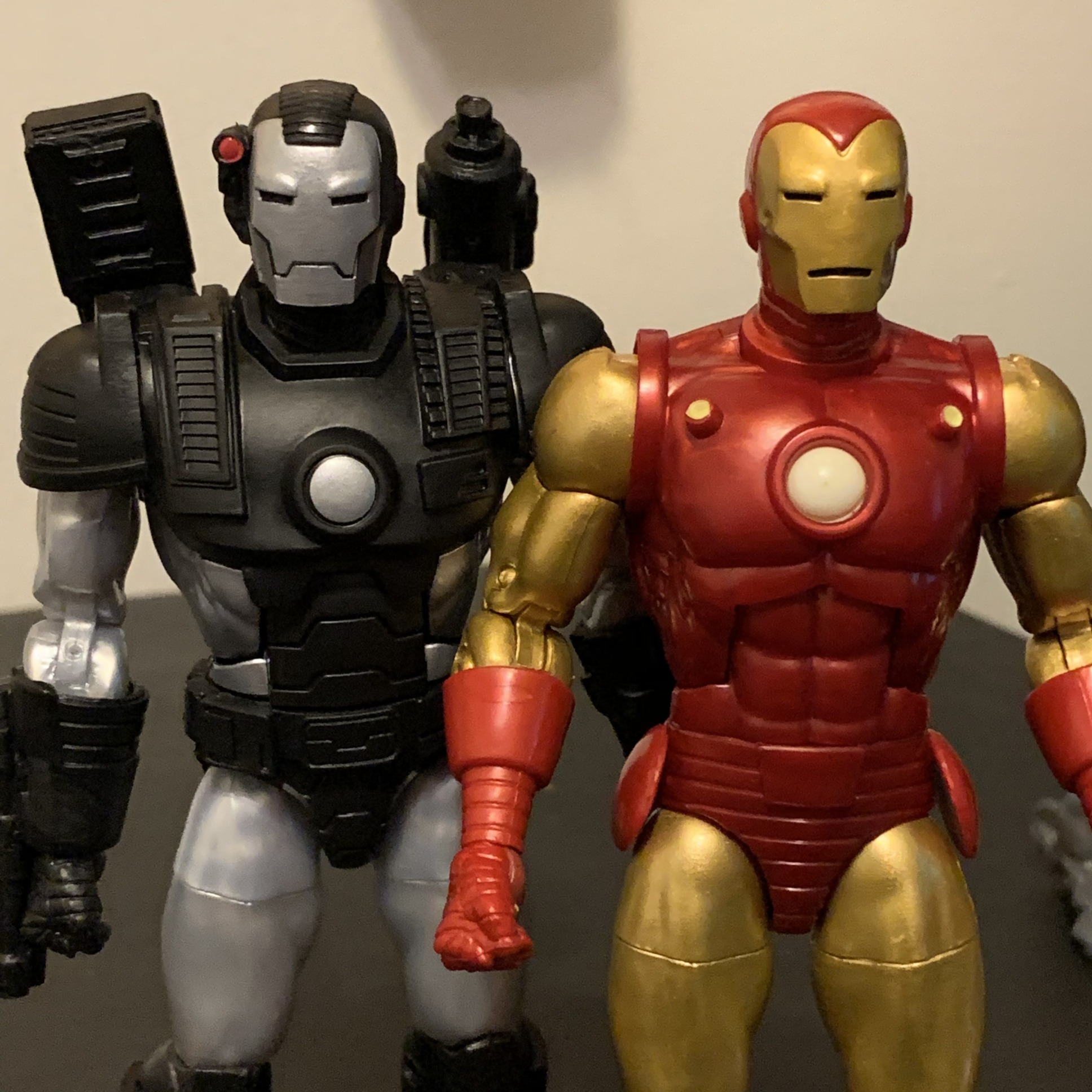 Hasbro's Marvel Legends War Machine Action Figure and Iron Man Action Figure