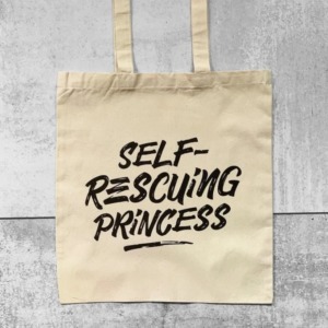 SELF-RESCUING PRINCESS Tote Bag