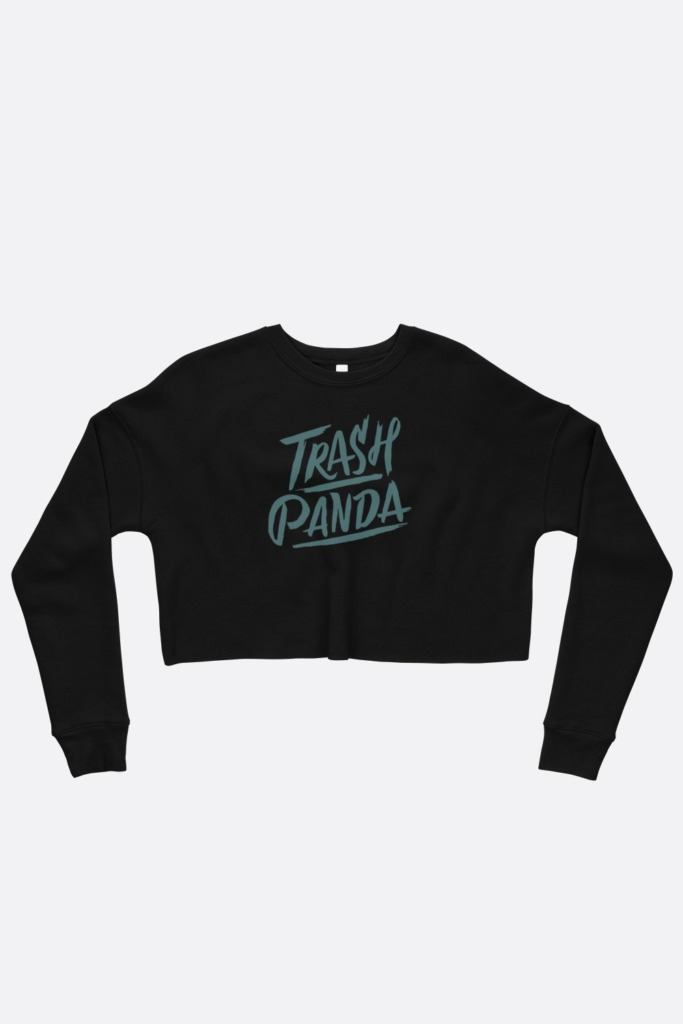 Guardians of the Galaxy inspired Trash Panda Crop Sweatshirt