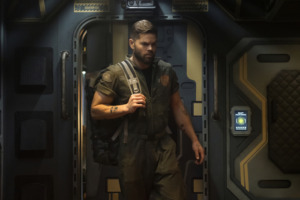 Wes Chatham as Amos Burton The Expanse Season 5 Photo courtesy of Amazon Studios 