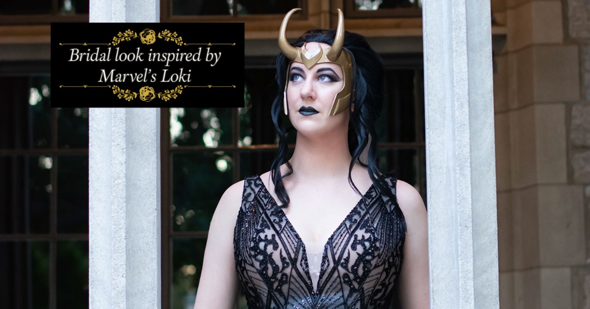 This bridal style is inspired by Marvel’s Loki and looks fantastic