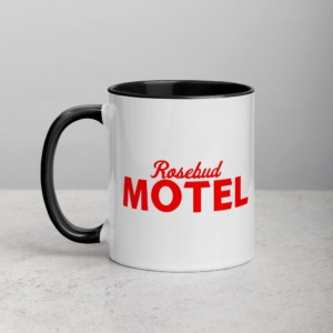 ROSEBUD MOTEL Mug with Color Inside