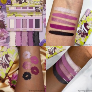 Disney Flower swatches: ColourPop collection