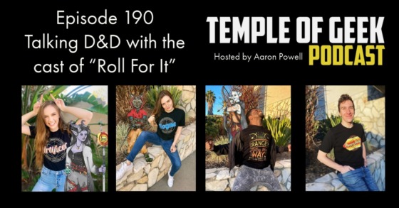 talking dungeons and dragons for temple of geek podcast, image used for this week in geek march 14th