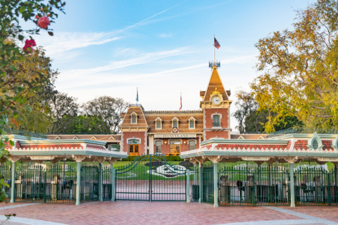 Disneyland theme park, still closed due to COVID-19 on November 21, 2020