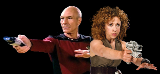 River Song and Jean-Luc Picard