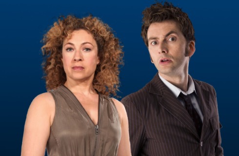 the Tenth Doctor and River Song