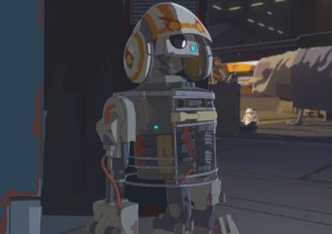 "Bucket" the droid in Star Wars Resistance