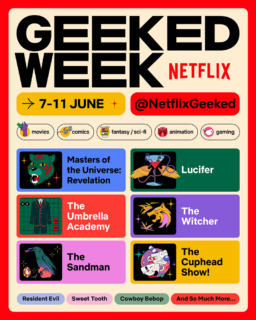 netflix geeked week announcement poster